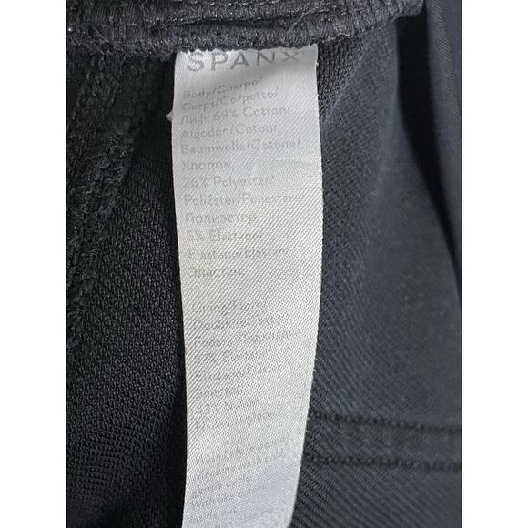 Spanx Pants Womens 1X Black Jean-Ish Ankle Leggings High Rise Stretch Pull On - Picture 9 of 13